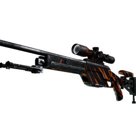 StatTrak™ SSG 08 | Slashed  (Well-Worn)