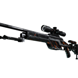 StatTrak™ SSG 08 | Slashed  (Battle-Scarred)