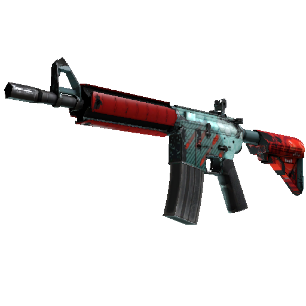 StatTrak™ M4A4 | Bullet Rain  (Well-Worn)