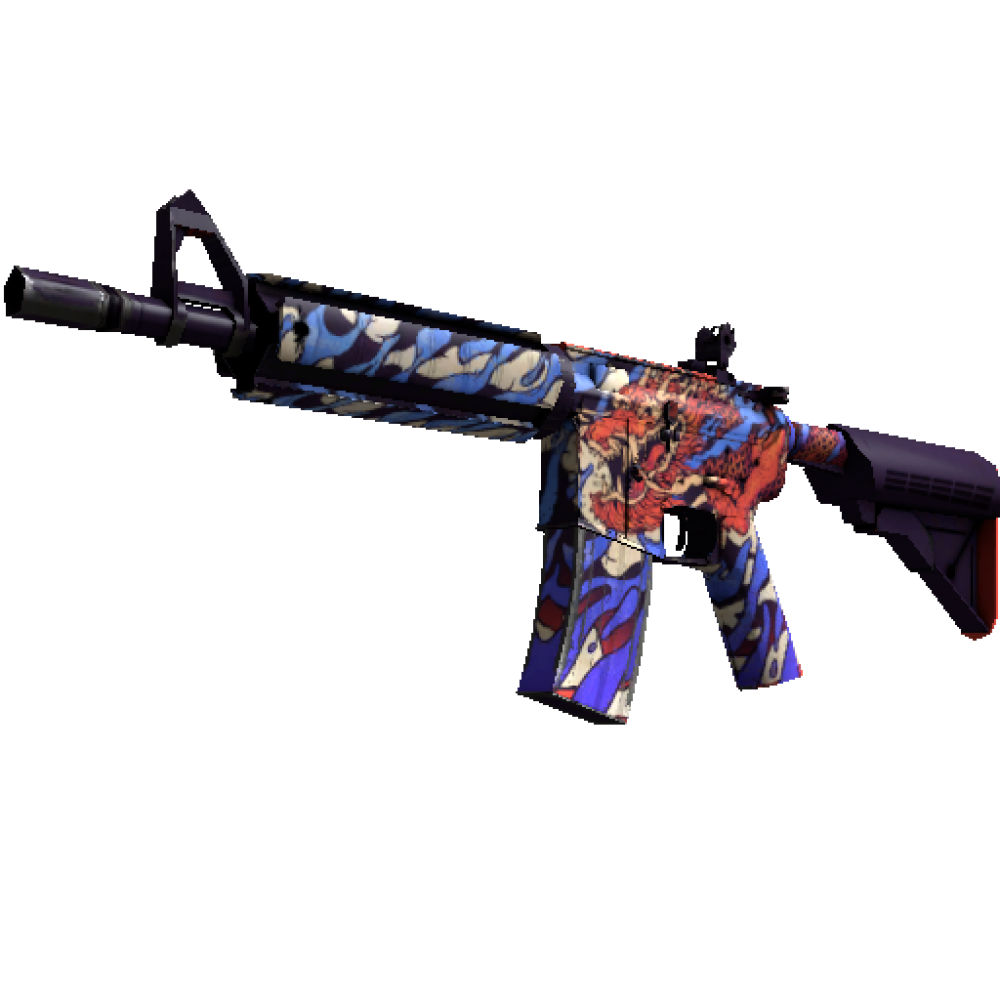 M4A4 | 龍王 (Dragon King)  (Minimal Wear)