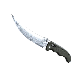 Flip Knife | Damascus Steel  (Minimal Wear)