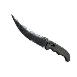 Flip Knife | Damascus Steel  (Battle-Scarred)