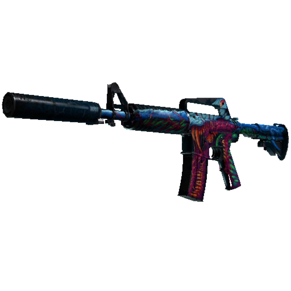 M4A1-S | Hyper Beast  (Battle-Scarred)