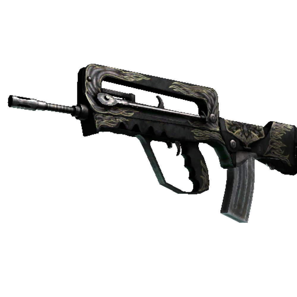 StatTrak™ FAMAS | Djinn  (Battle-Scarred)