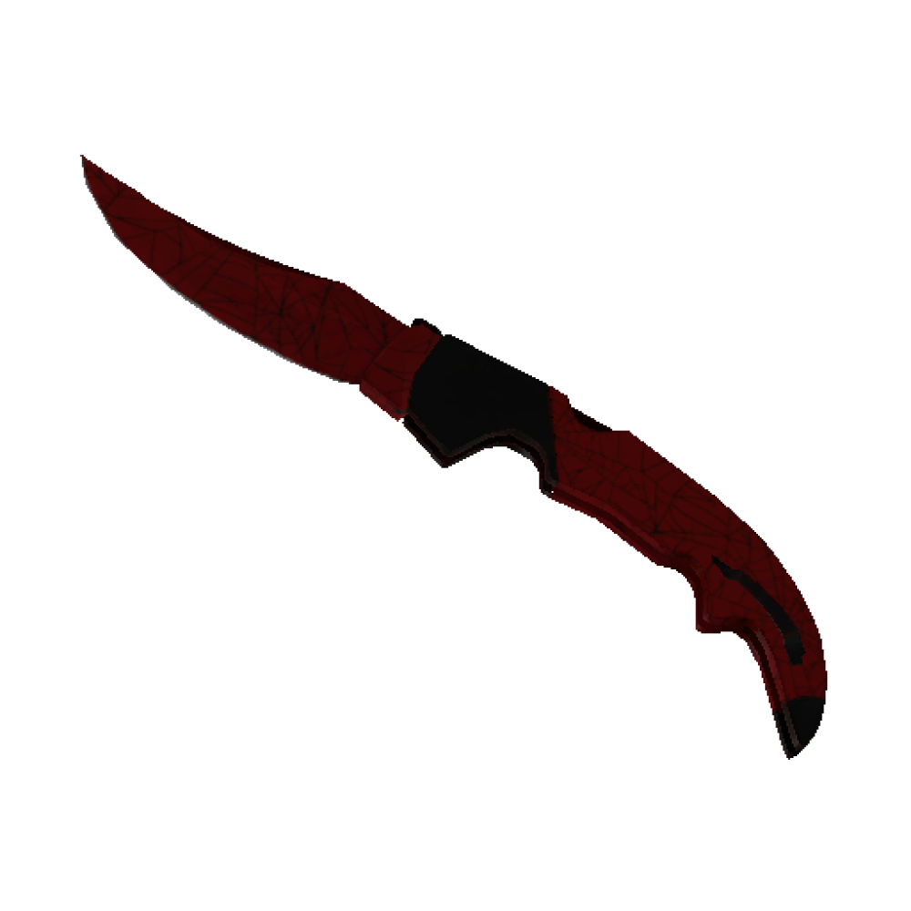 Falchion Knife | Crimson Web  (Minimal Wear)