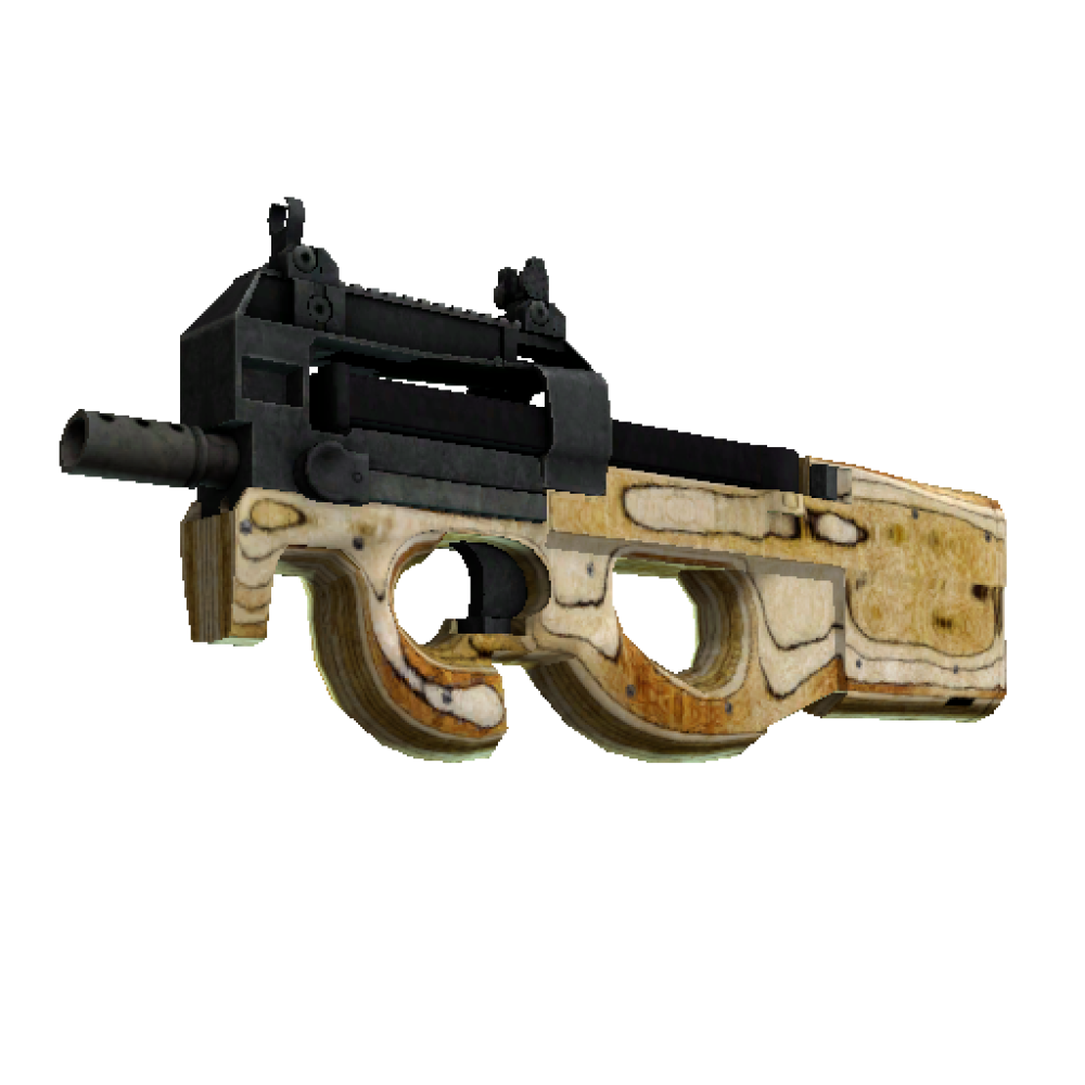 P90 | Shapewood  (Well-Worn)