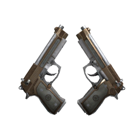 StatTrak™ Dual Berettas | Cartel  (Battle-Scarred)