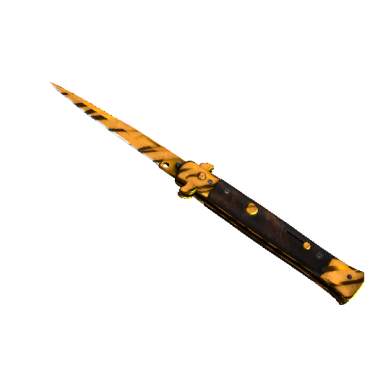 Stiletto Knife | Tiger Tooth  (Factory New)