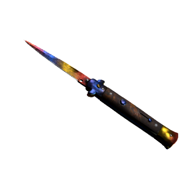 StatTrak™ Stiletto Knife | Marble Fade  (Factory New)