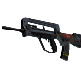 StatTrak™ FAMAS | Decommissioned  (Well-Worn)