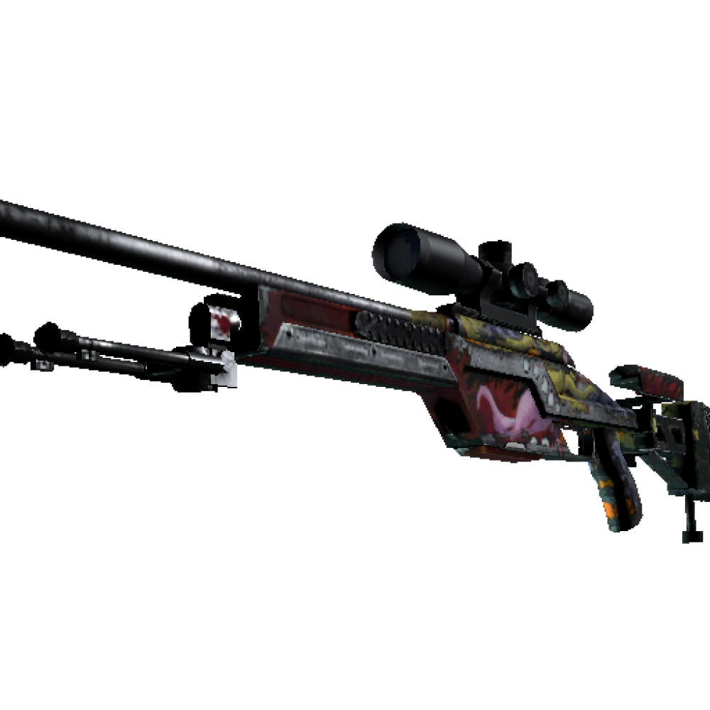 SSG 08 | Bloodshot  (Battle-Scarred)