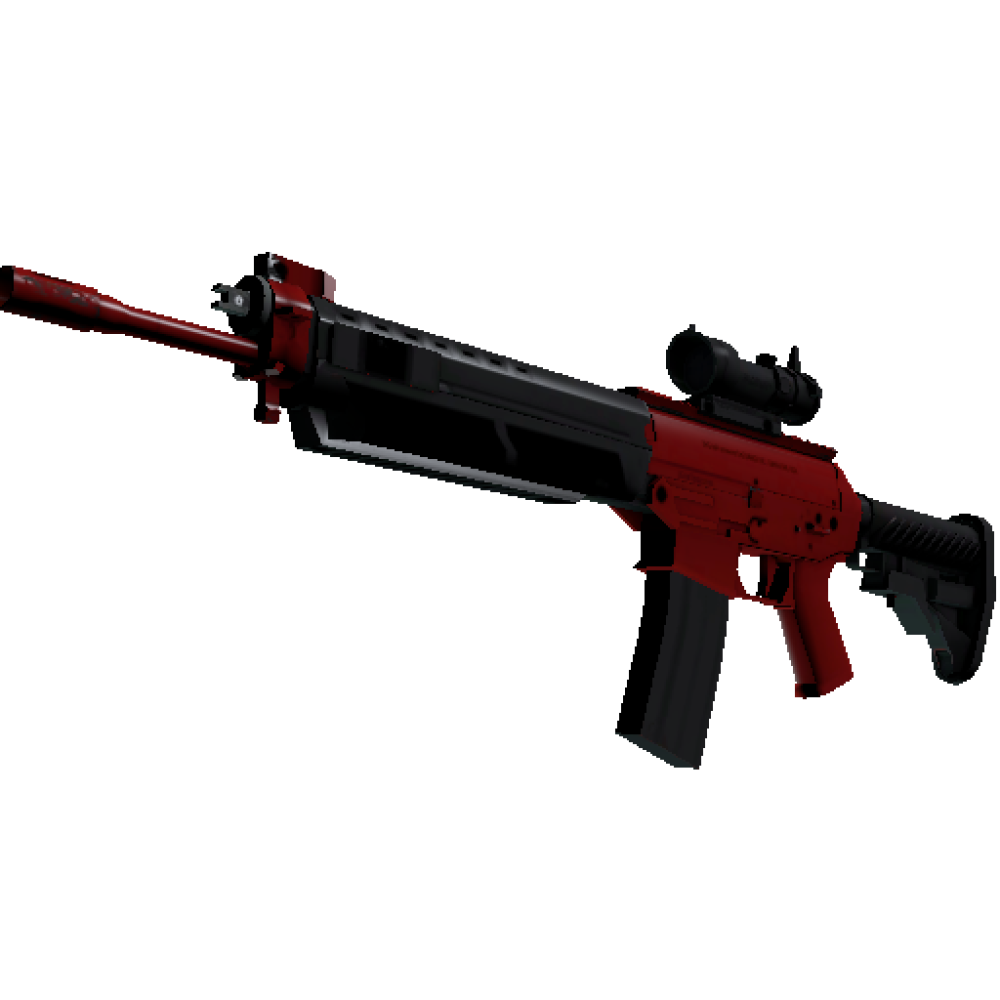 SG 553 | Candy Apple  (Minimal Wear)