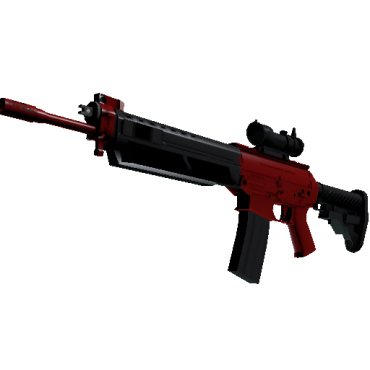 SG 553 | Candy Apple  (Minimal Wear)