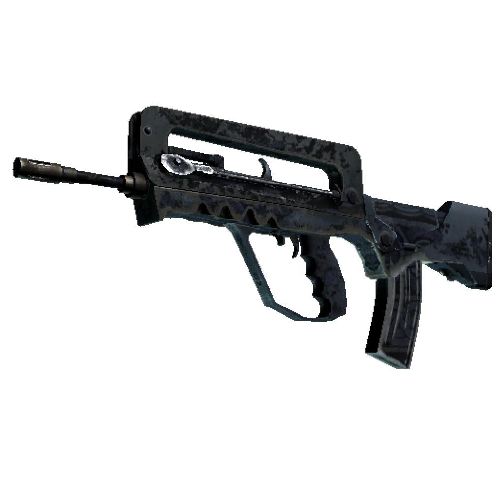 FAMAS | Night Borre  (Battle-Scarred)