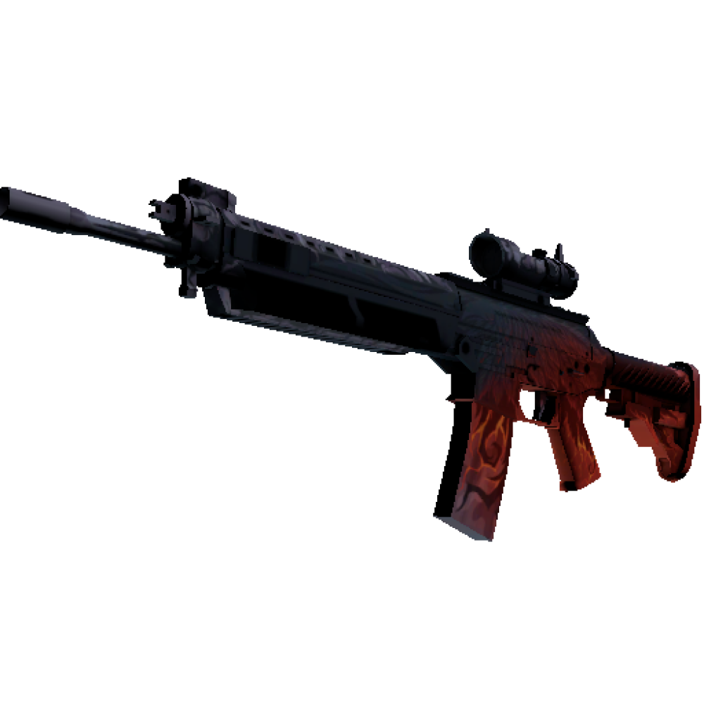 SG 553 | Darkwing  (Minimal Wear)