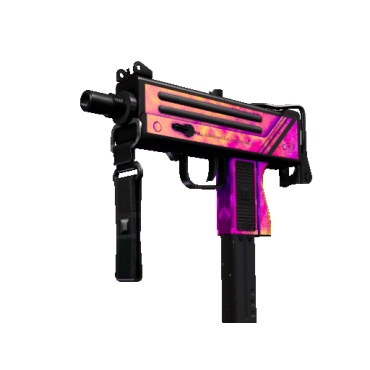 MAC-10 | Disco Tech  (Well-Worn)