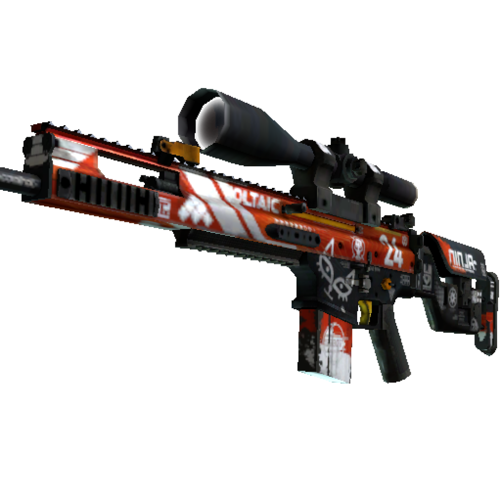 SCAR-20 | Bloodsport  (Well-Worn)