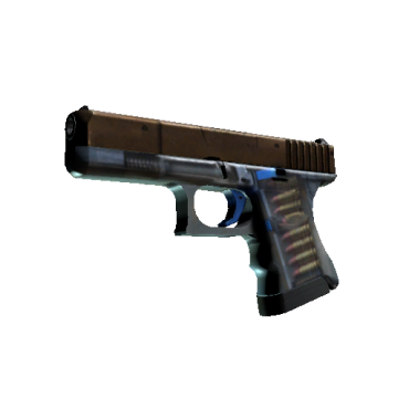 Glock-18 | Clear Polymer  (Battle-Scarred)