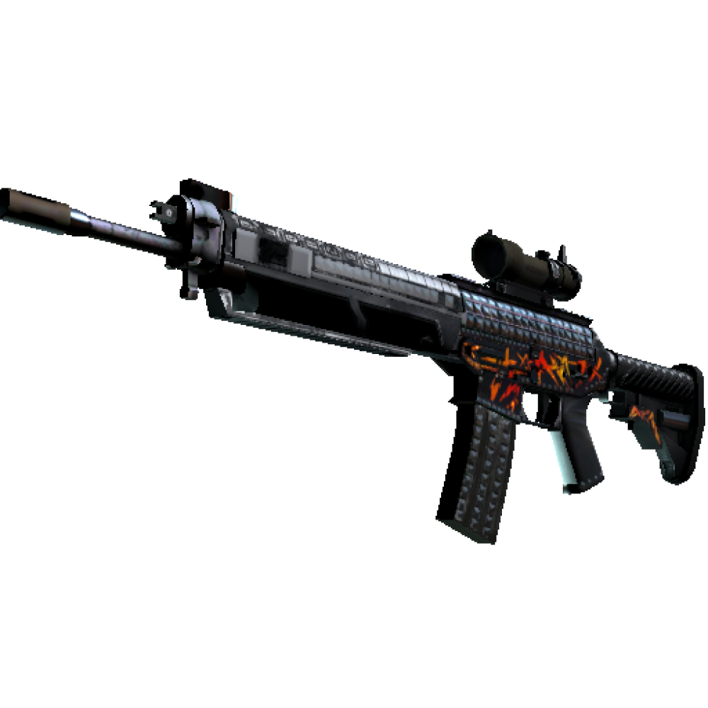 StatTrak™ SG 553 | Heavy Metal  (Minimal Wear)