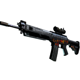 StatTrak™ SG 553 | Heavy Metal  (Minimal Wear)