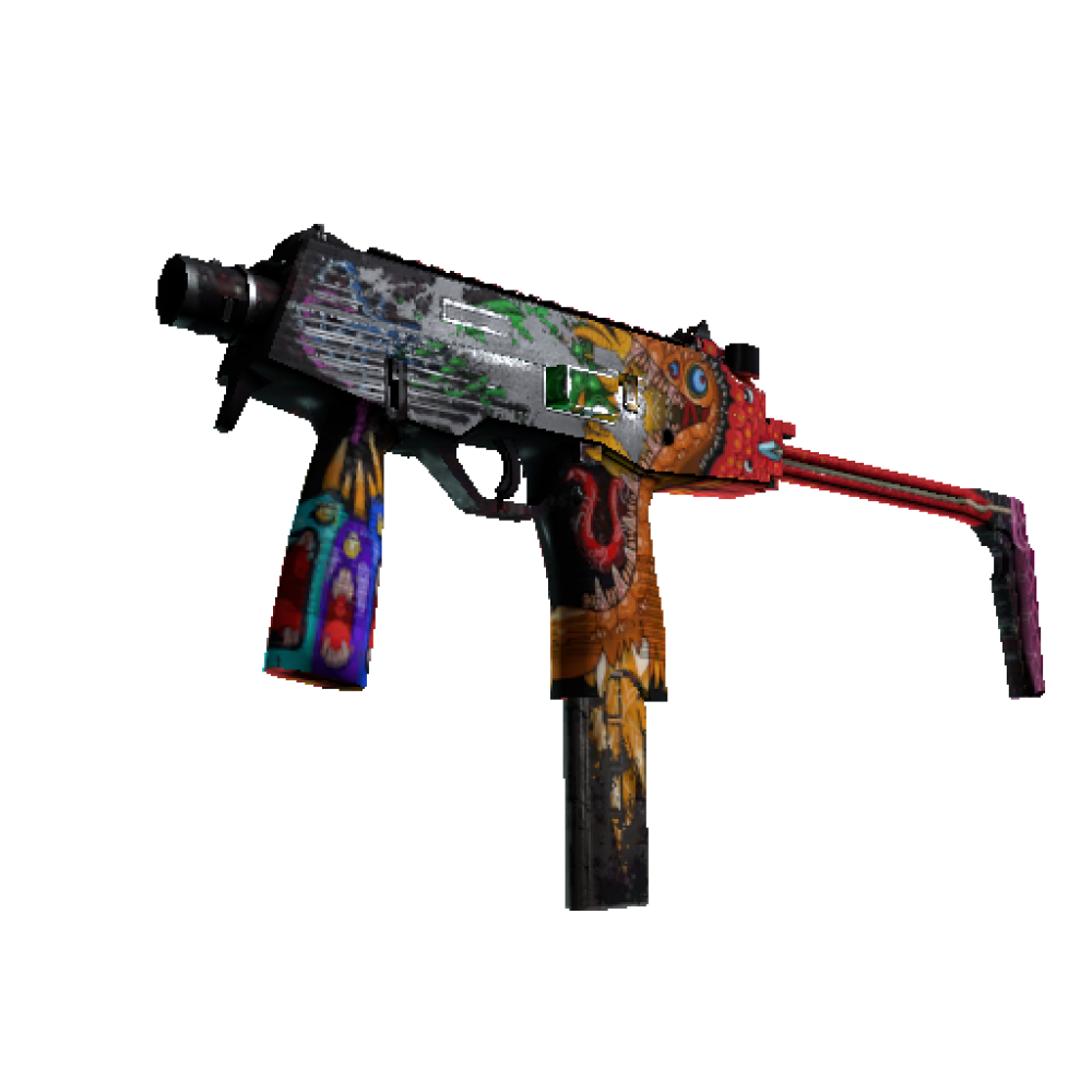 StatTrak™ MP9 | Food Chain  (Battle-Scarred)