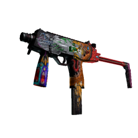 StatTrak™ MP9 | Food Chain  (Battle-Scarred)