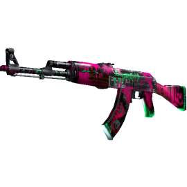 AK-47 | Neon Revolution  (Battle-Scarred)