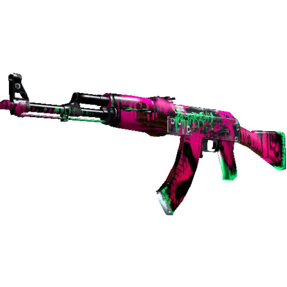 AK-47 | Neon Revolution  (Well-Worn)