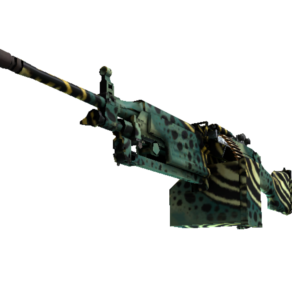 M249 | Emerald Poison Dart  (Minimal Wear)