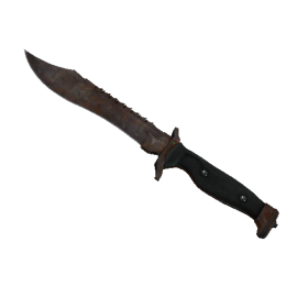 Bowie Knife | Rust Coat  (Battle-Scarred)