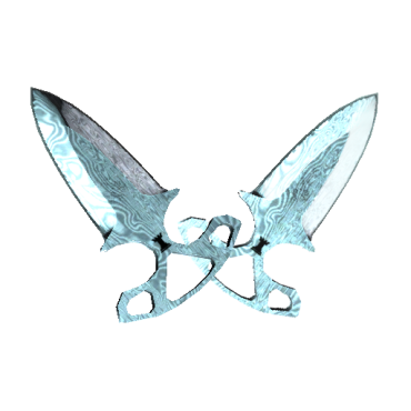 Shadow Daggers | Damascus Steel  (Minimal Wear)