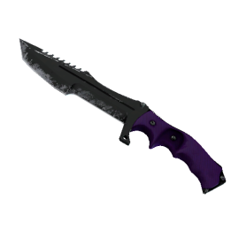 Huntsman Knife | Ultraviolet  (Well-Worn)