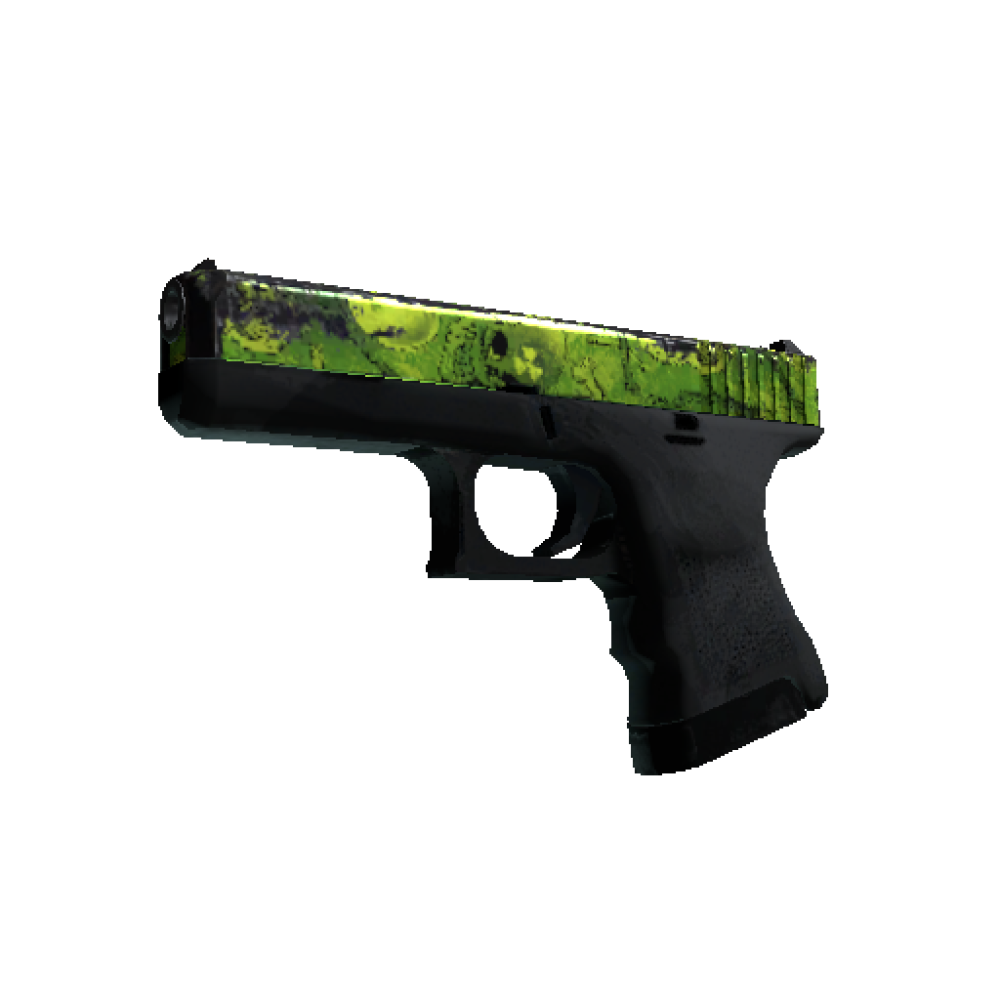 Glock-18 | Nuclear Garden  (Battle-Scarred)