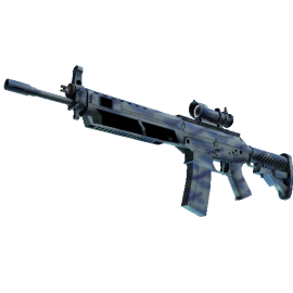 StatTrak™ SG 553 | Wave Spray  (Minimal Wear)