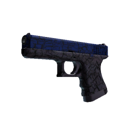 Glock-18 | Blue Fissure  (Minimal Wear)