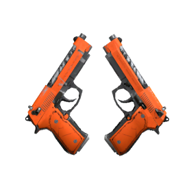 Dual Berettas | Demolition  (Well-Worn)