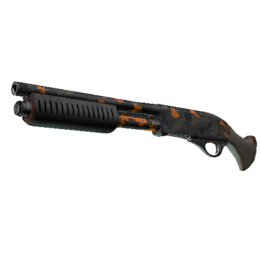 StatTrak™ Sawed-Off | Orange DDPAT  (Well-Worn)