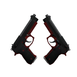 StatTrak™ Dual Berettas | Panther  (Factory New)