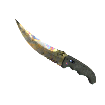 Flip Knife | Case Hardened  (Minimal Wear)